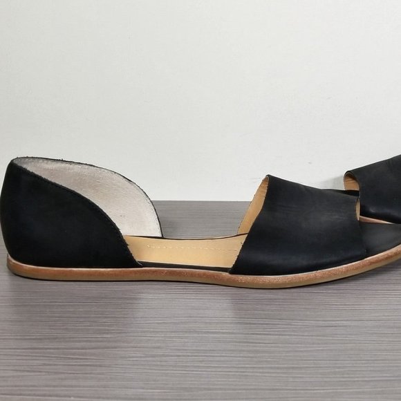 Dolce Vita 'Datsun' Flats, Black Leather, Womens Size 10 - Picture 7 of 9